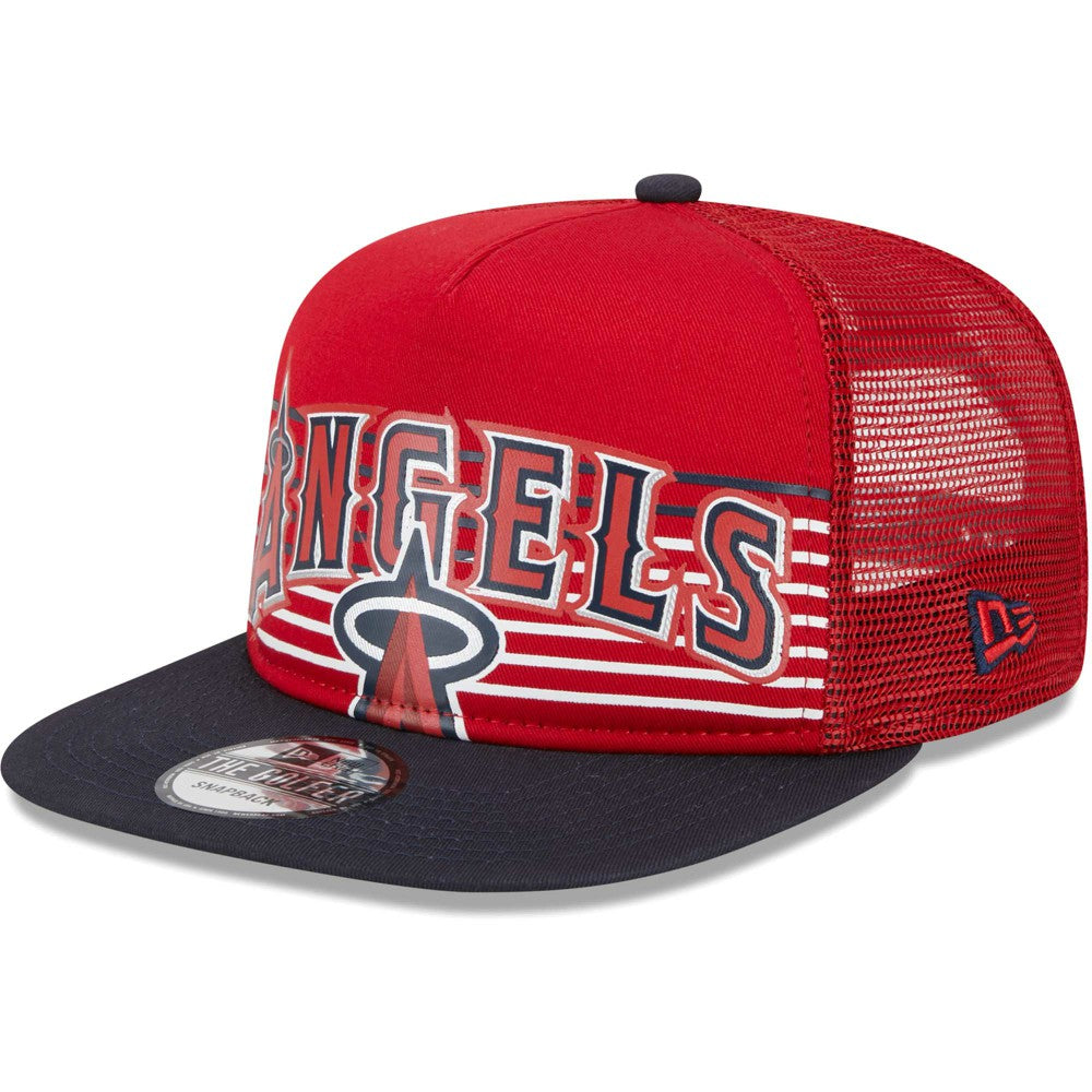 Los Angeles Angels New Era Speed Golfer Trucker Snapback Hat | MLB On Sale