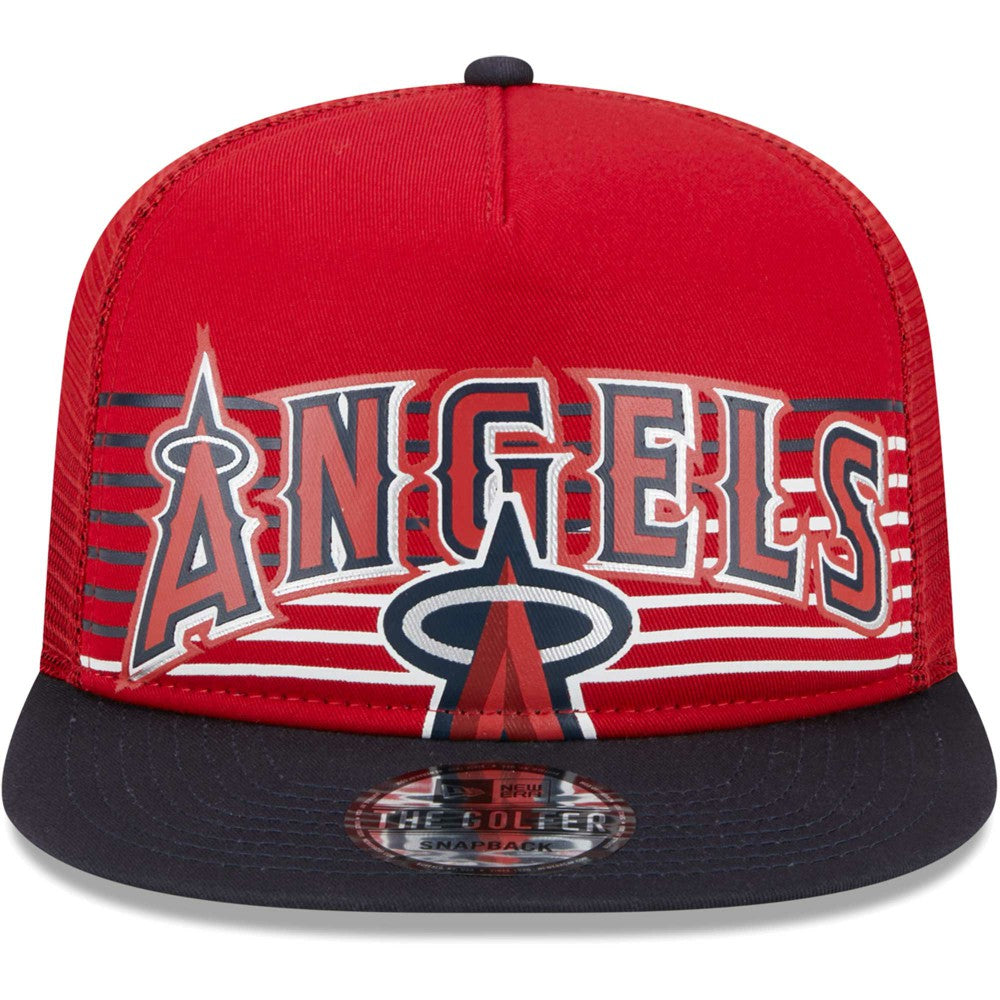 Los Angeles Angels New Era Speed Golfer Trucker Snapback Hat | MLB On Sale