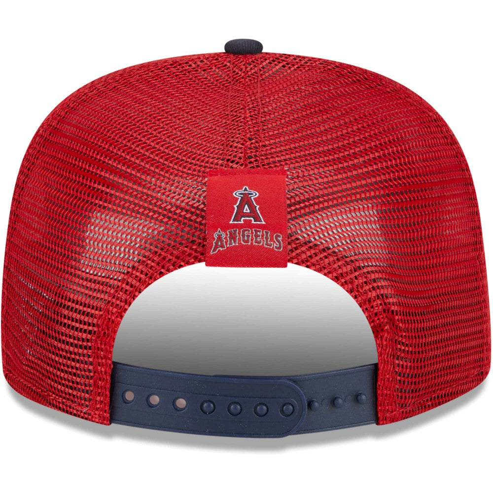 Los Angeles Angels New Era Speed Golfer Trucker Snapback Hat | MLB On Sale