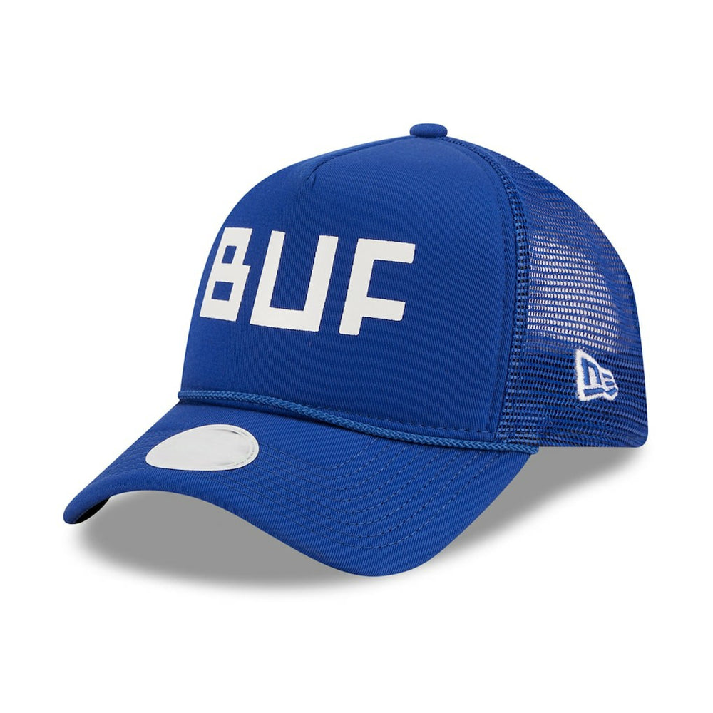 Buffalo Bills New Era Women's McGee Trucker 9FORTY Adjustable Hat