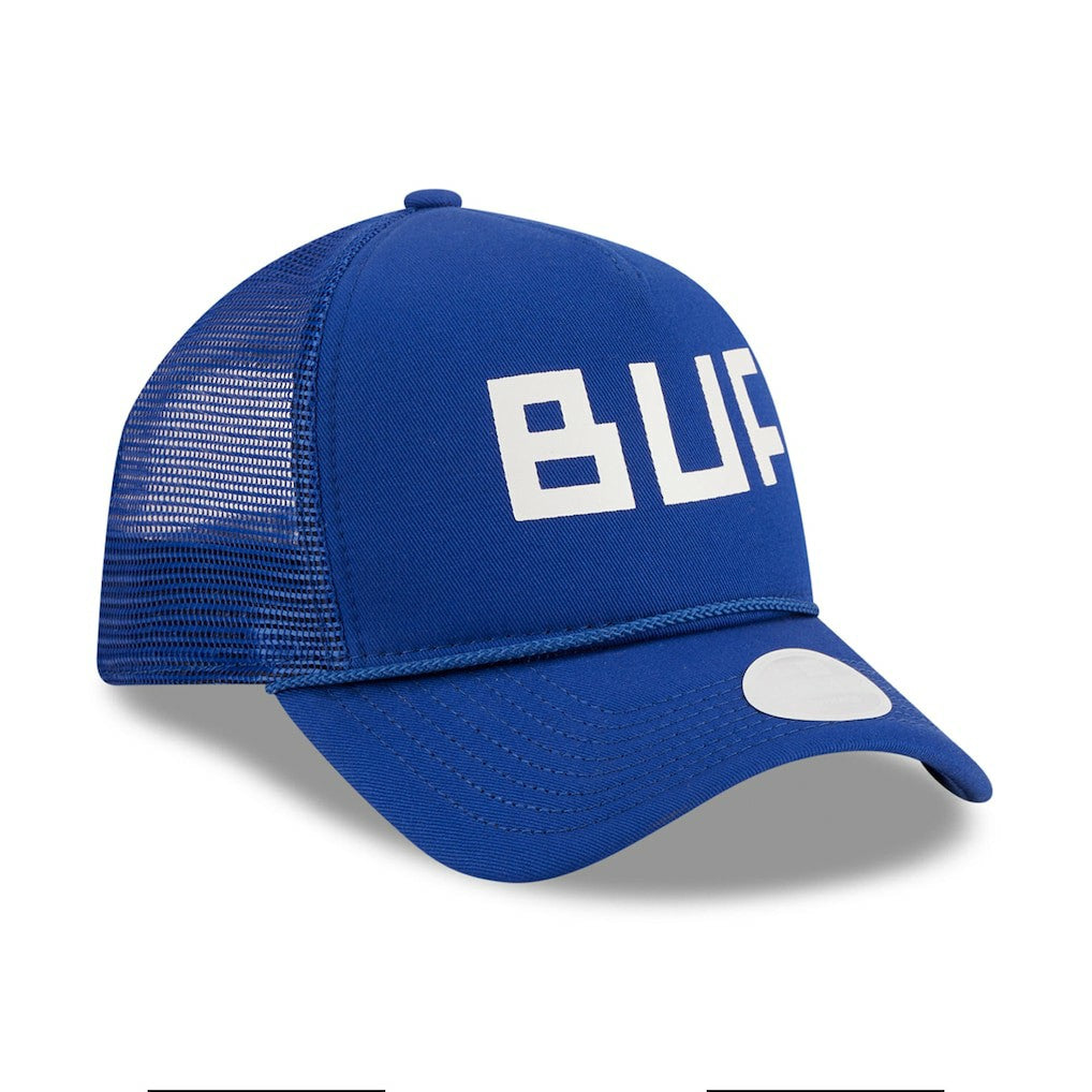 Buffalo Bills New Era Women's McGee Trucker 9FORTY Adjustable Hat
