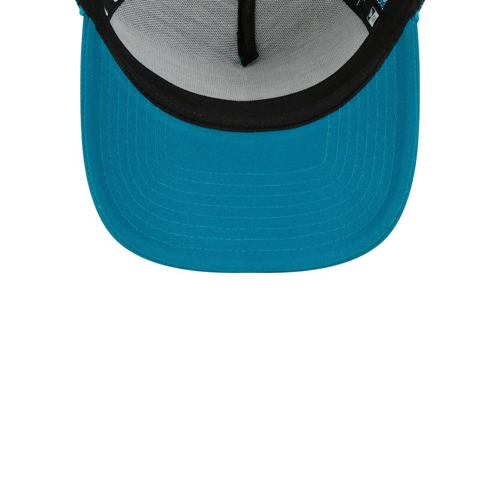 Jacksonville Jaguars New Era Women's McGee Trucker 9FORTY Adjustable Hat