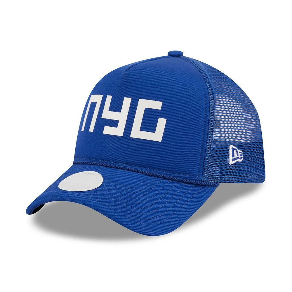 New York Giants New Era Women's McGee Trucker 9FORTY Adjustable Hat