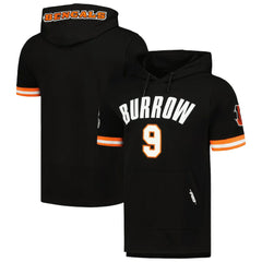 Cincinnati Bengals  Joe Burrow  Pro Standard Player Name & Number Hoodie T-Shirt