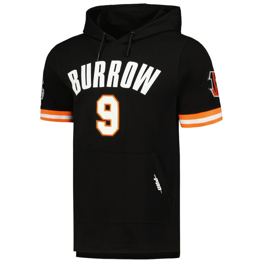 Cincinnati Bengals  Joe Burrow  Pro Standard Player Name & Number Hoodie T-Shirt