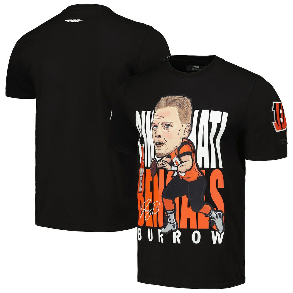 Cincinnati Bengals  Joe Burrow  Pro Standard Avatar Remix Player Graphic T-Shirt