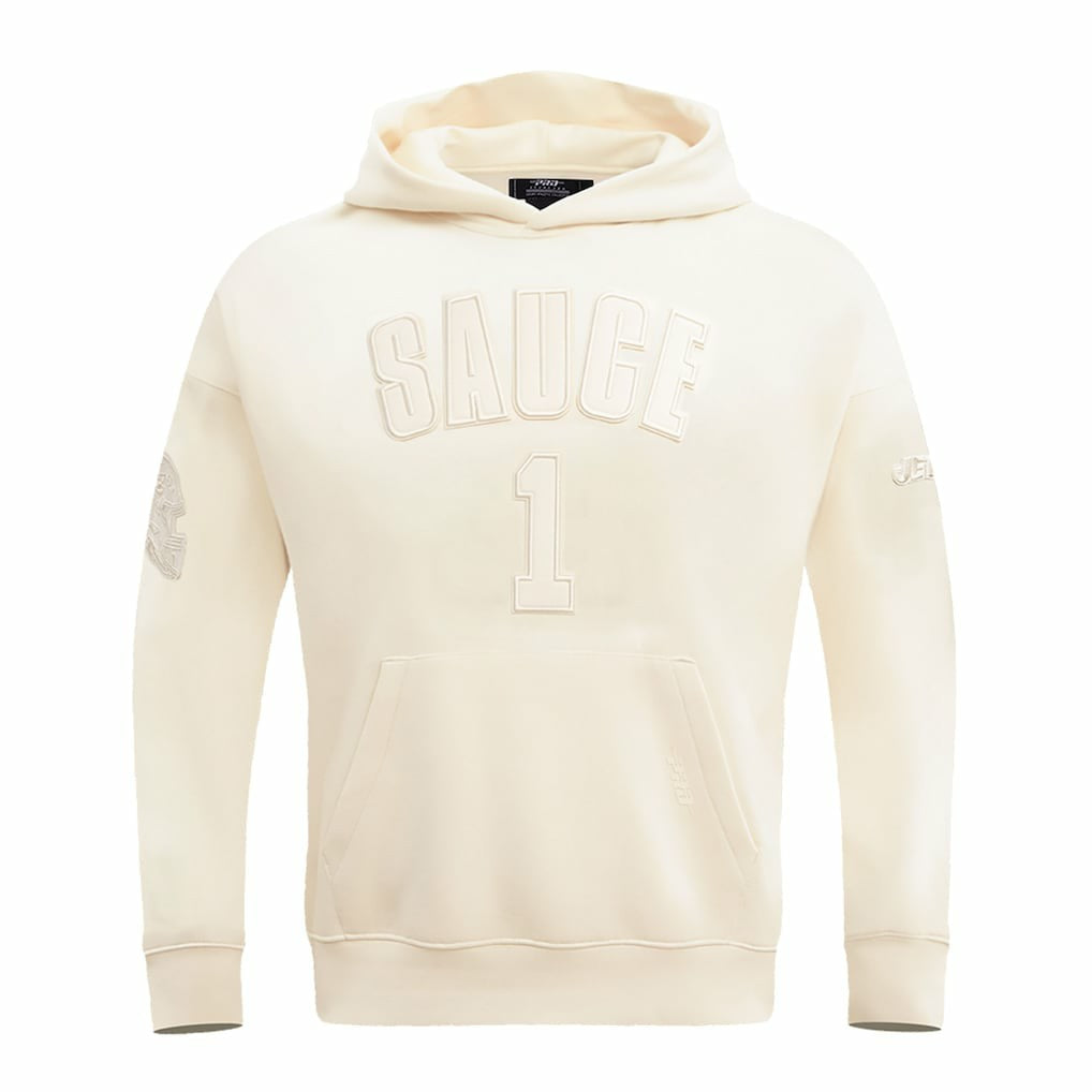 New York Jets  Ahmad Sauce Gardner  Pro Standard Player Name & Number Pullover Hoodie