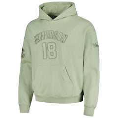 Minnesota Vikings  Justin Jefferson  Pro Standard Player Name & Number Pullover Hoodie