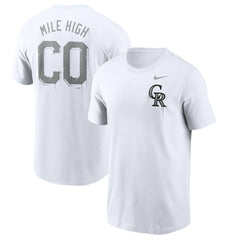 Colorado Rockies Nike Mile High Hometown T-Shirt | MLB US
