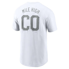 Colorado Rockies Nike Mile High Hometown T-Shirt | MLB US