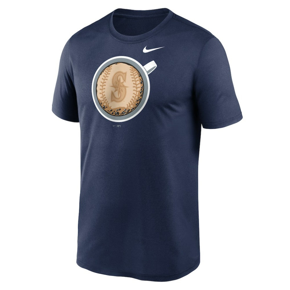 Seattle Mariners Nike Coffee Hometown Legend Performance T-Shirt | MLB Sale
