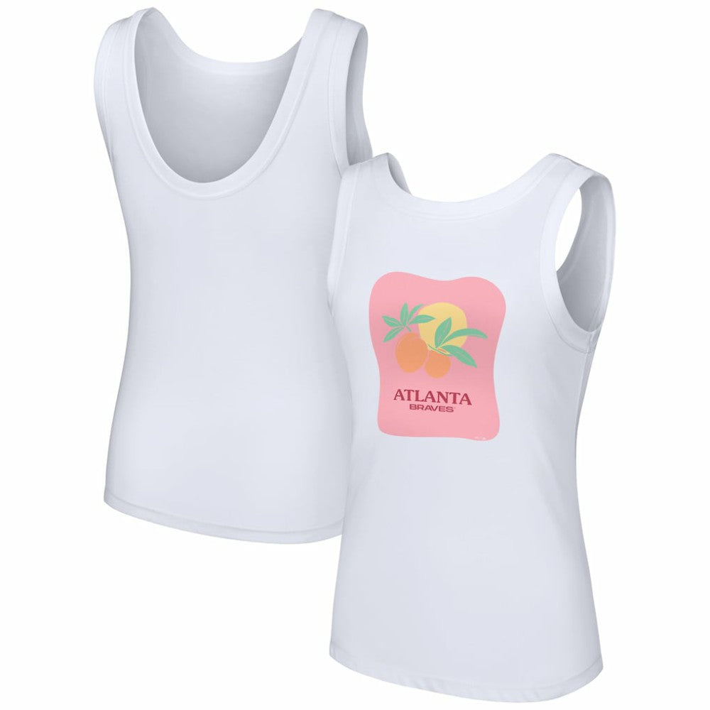 Atlanta Braves Lusso Style Women's Lindy Tank Top | MLB On Sale