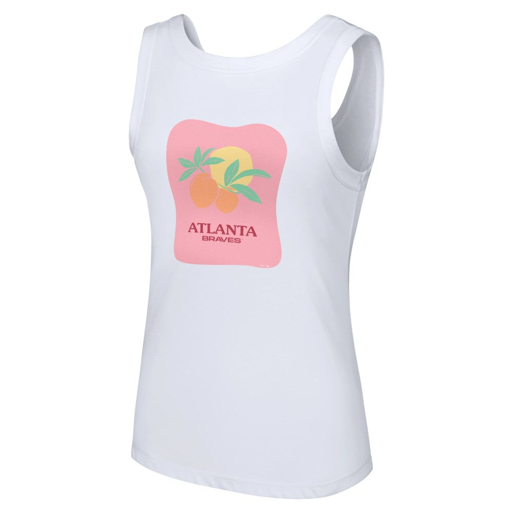 Atlanta Braves Lusso Style Women's Lindy Tank Top | MLB On Sale