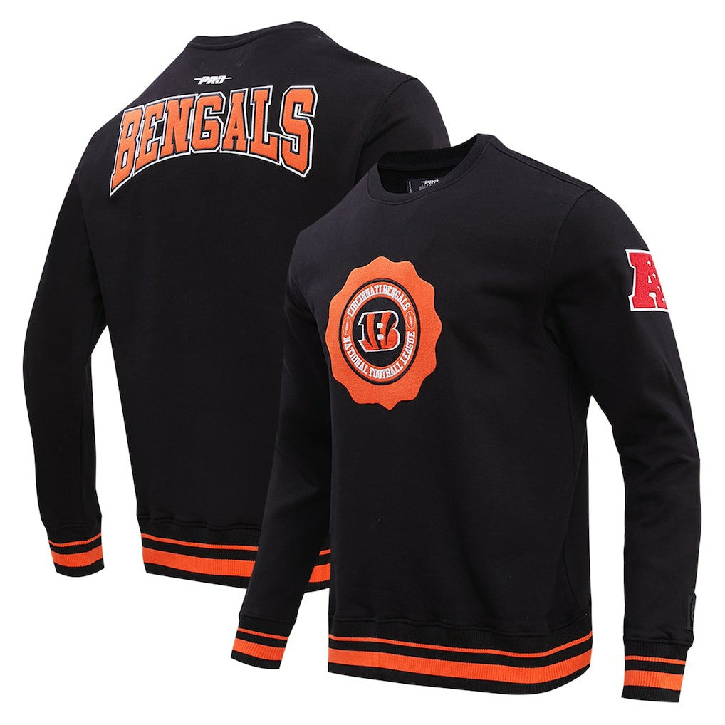 Cincinnati Bengals  Pro Standard Crest Emblem Pullover Sweatshirt