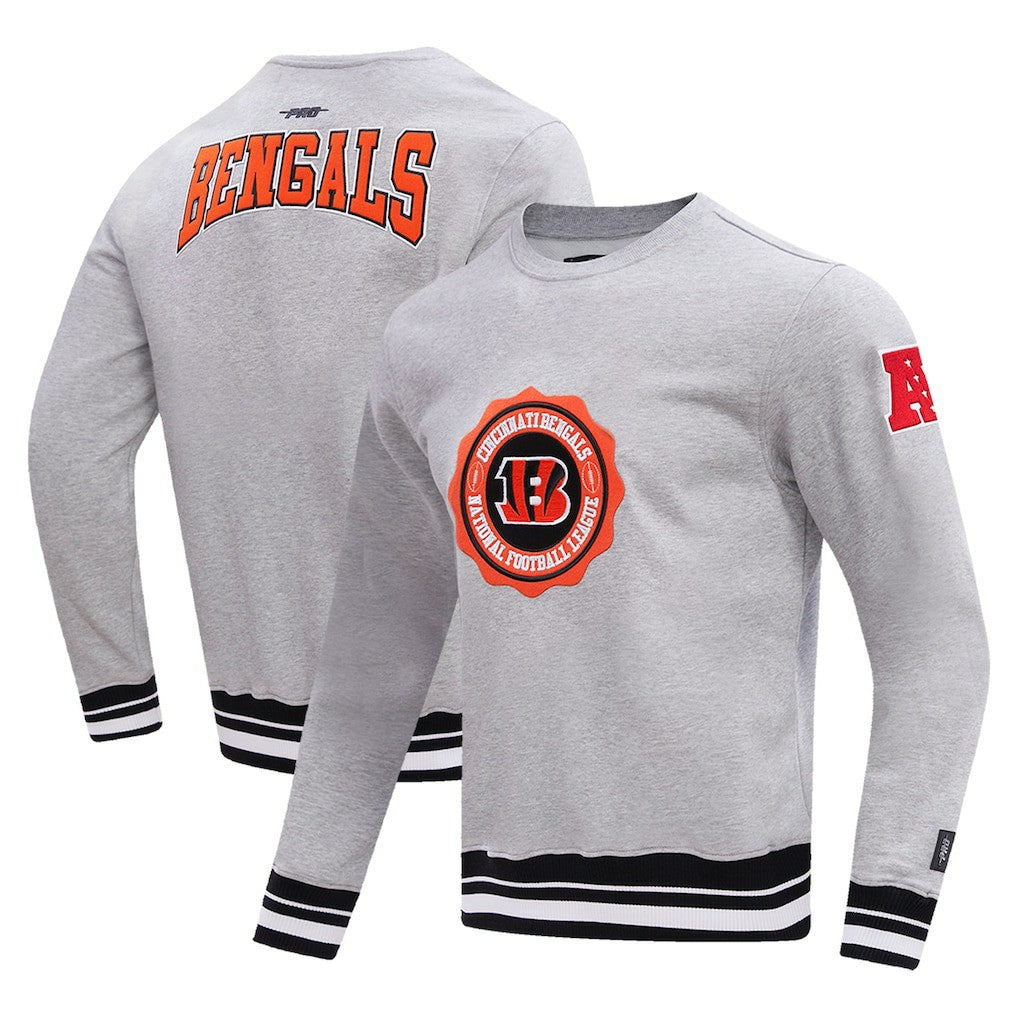 Cincinnati Bengals  Pro Standard Crest Emblem Pullover Sweatshirt