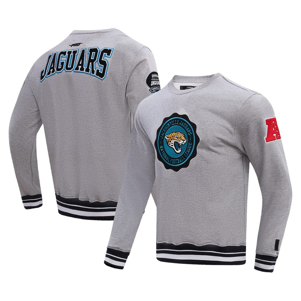 Jacksonville Jaguars  Pro Standard Crest Emblem Pullover Sweatshirt