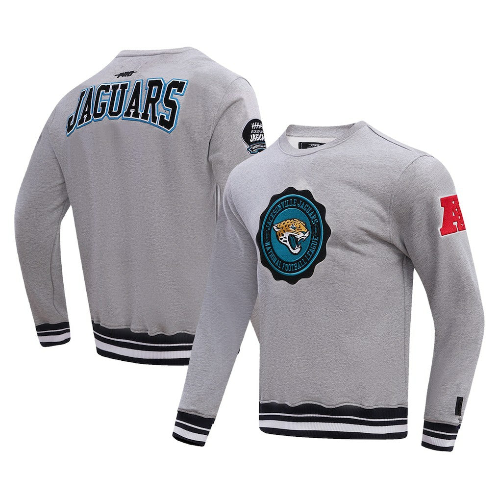Jacksonville Jaguars  Pro Standard Crest Emblem Pullover Sweatshirt