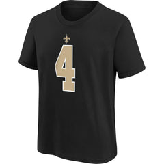 New Orleans Saints Nike Derek Carr  Youth Player Name & Number T-Shirt