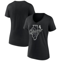 Chicago White Sox Women's Hometown Sox State V-Neck T-Shirt | MLB For sale