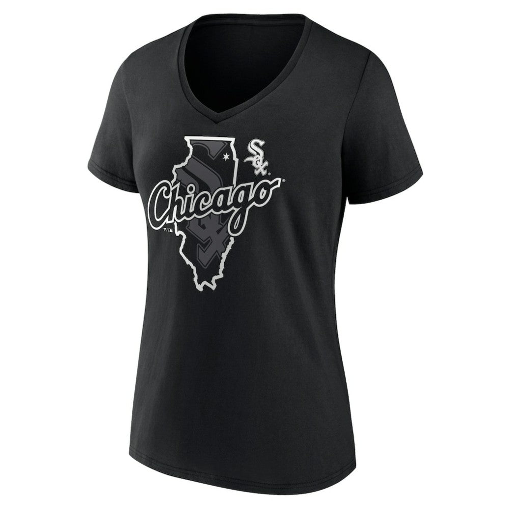 Chicago White Sox Women's Hometown Sox State V-Neck T-Shirt | MLB For sale