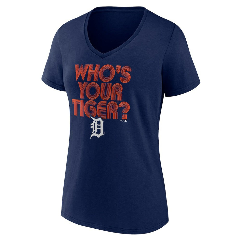 Detroit Tigers Women's Hometown Tiger Daddy V-Neck T-Shirt | MLB Online