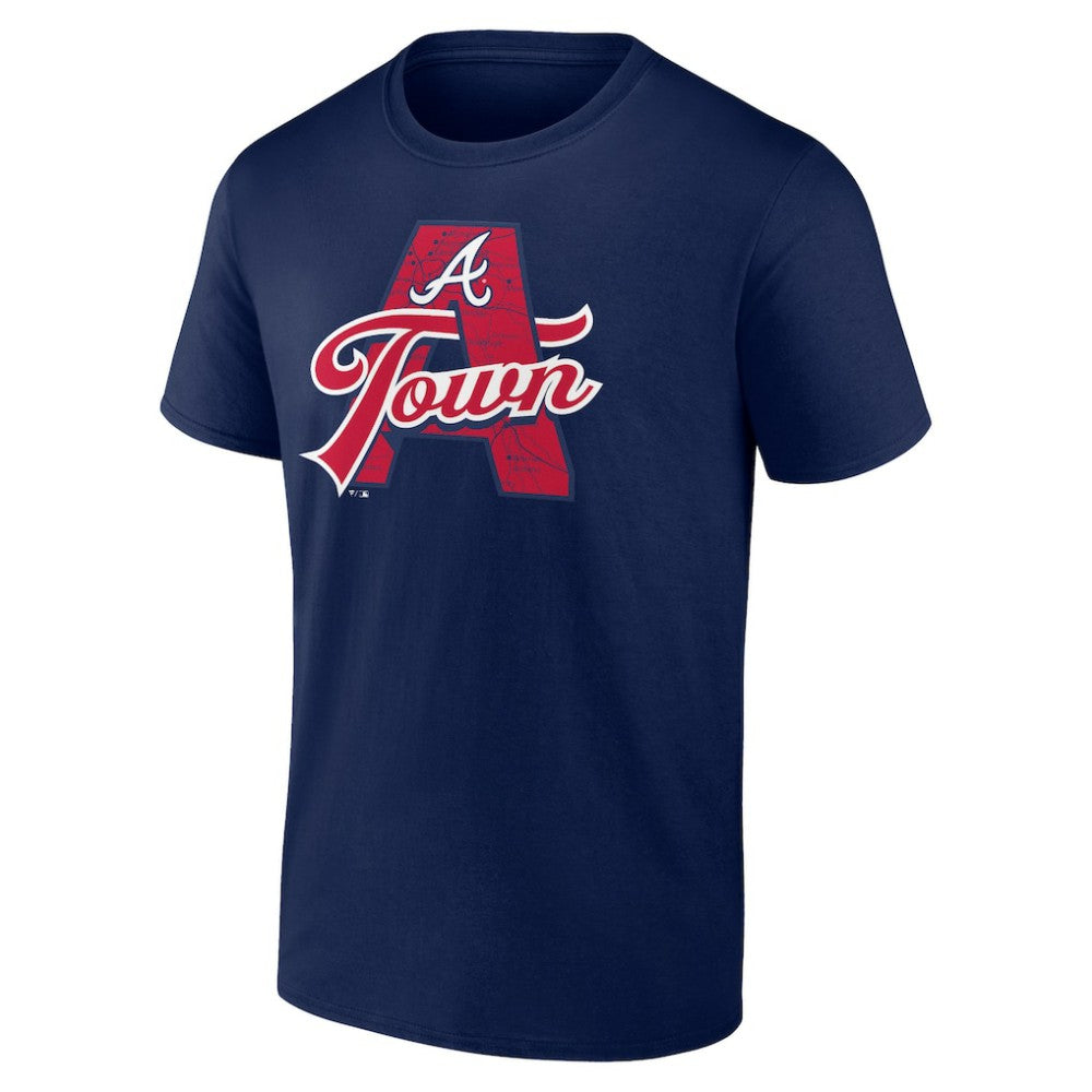 Atlanta Braves Hometown A Town Map T-Shirt | MLB Outlet