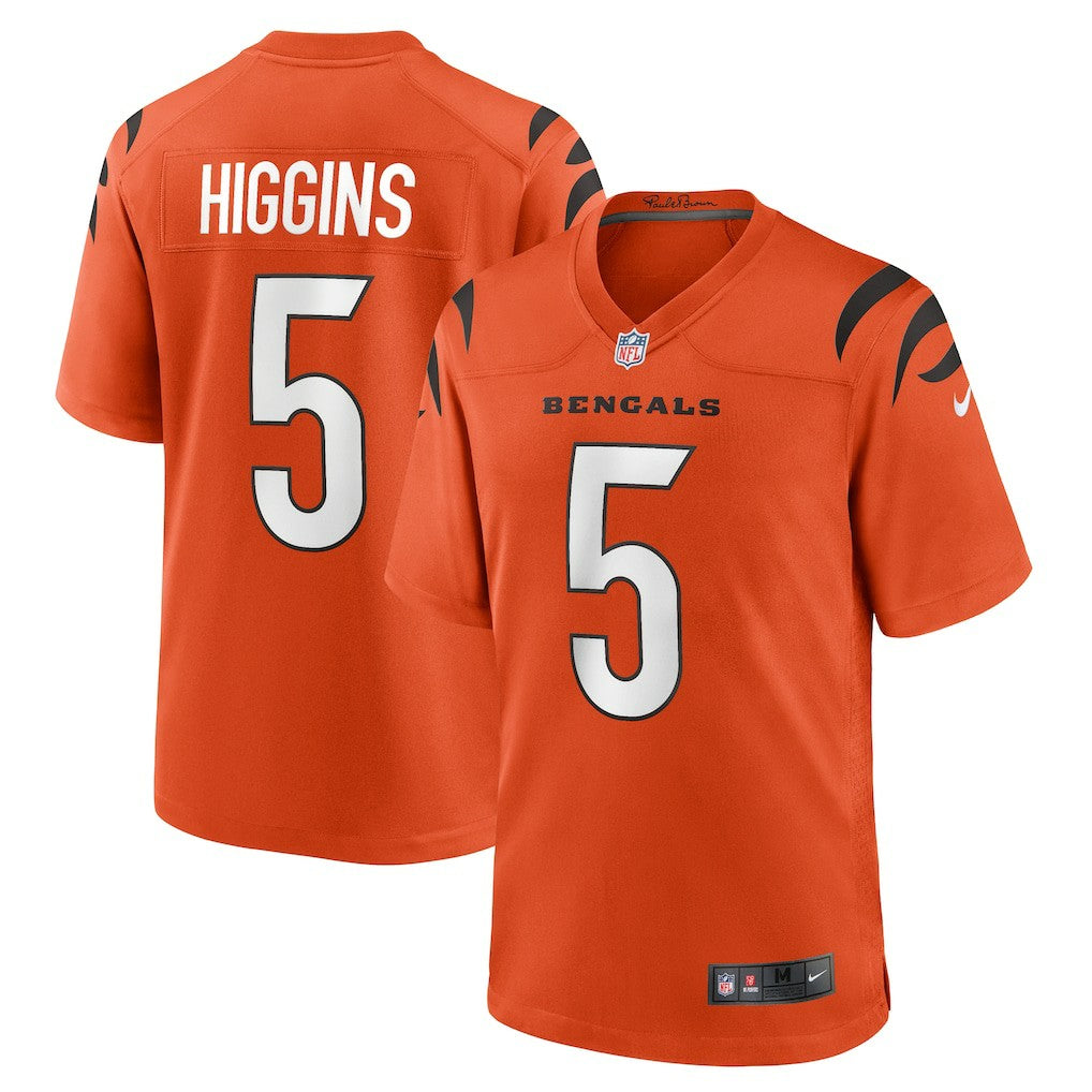 Cincinnati Bengals Nike Tee Higgins  Alternate Game Jersey
