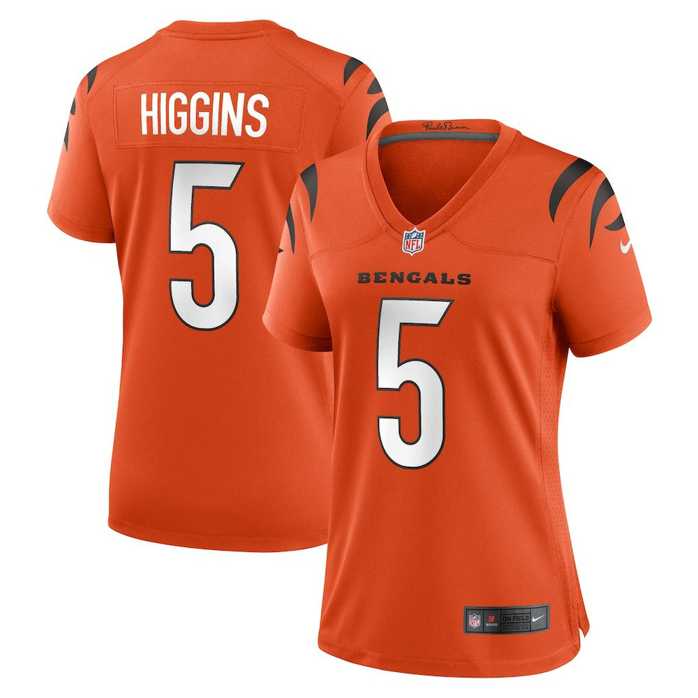 Cincinnati Bengals Nike Tee Higgins  Women's Alternate Game Jersey