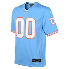 Tennessee Titans Nike Youth Oilers Throwback Custom Game Jersey