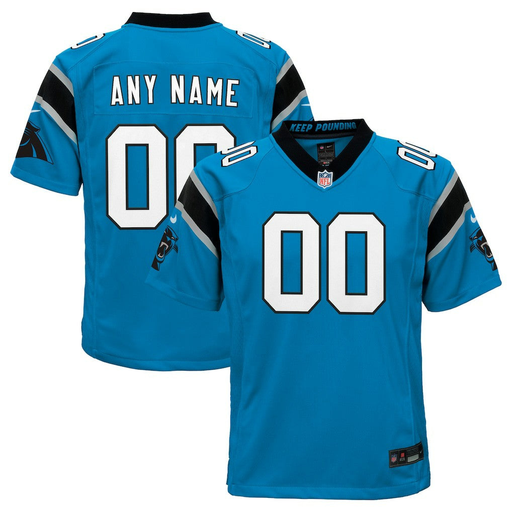 Carolina Panthers Nike Youth Alternate Custom Game Jersey