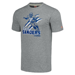 Detroit Lions  Barry Sanders  Homage Unisex Caricature Retired Player Tri-Blend T-Shirt