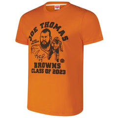 Cleveland Browns  Joe Thomas  Homage Unisex Caricature Retired Player Tri-Blend T-Shirt