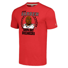 Tampa Bay Buccaneers  Ronde Barber  Homage Unisex Caricature Retired Player Tri-Blend T-Shirt