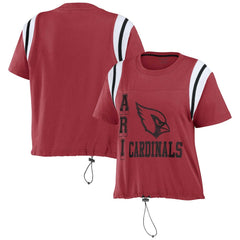 Arizona Cardinals  WEAR by Erin Andrews Women's Cinched Colorblock T-Shirt