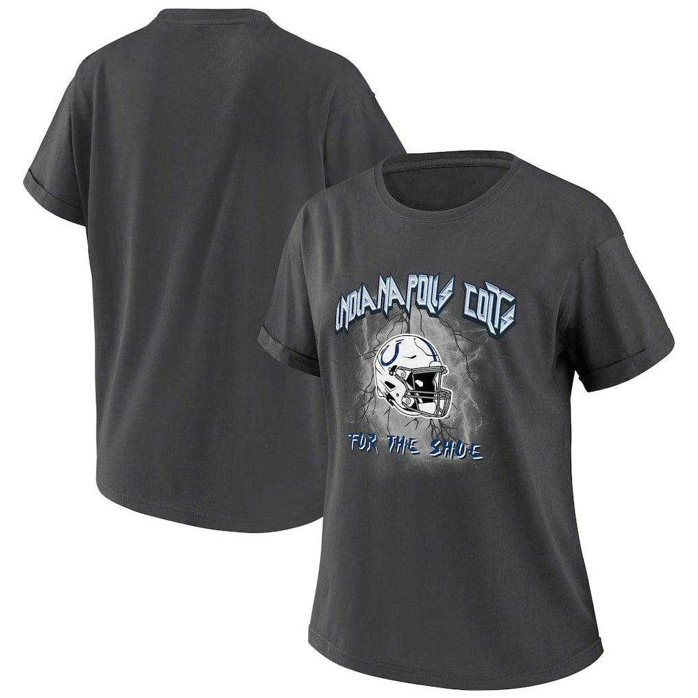 Indianapolis Colts  WEAR by Erin Andrews Women's Boyfriend T-Shirt