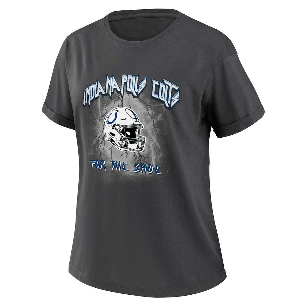 Indianapolis Colts  WEAR by Erin Andrews Women's Boyfriend T-Shirt