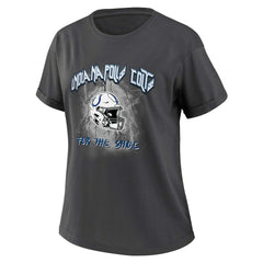 Indianapolis Colts  WEAR by Erin Andrews Women's Boyfriend T-Shirt