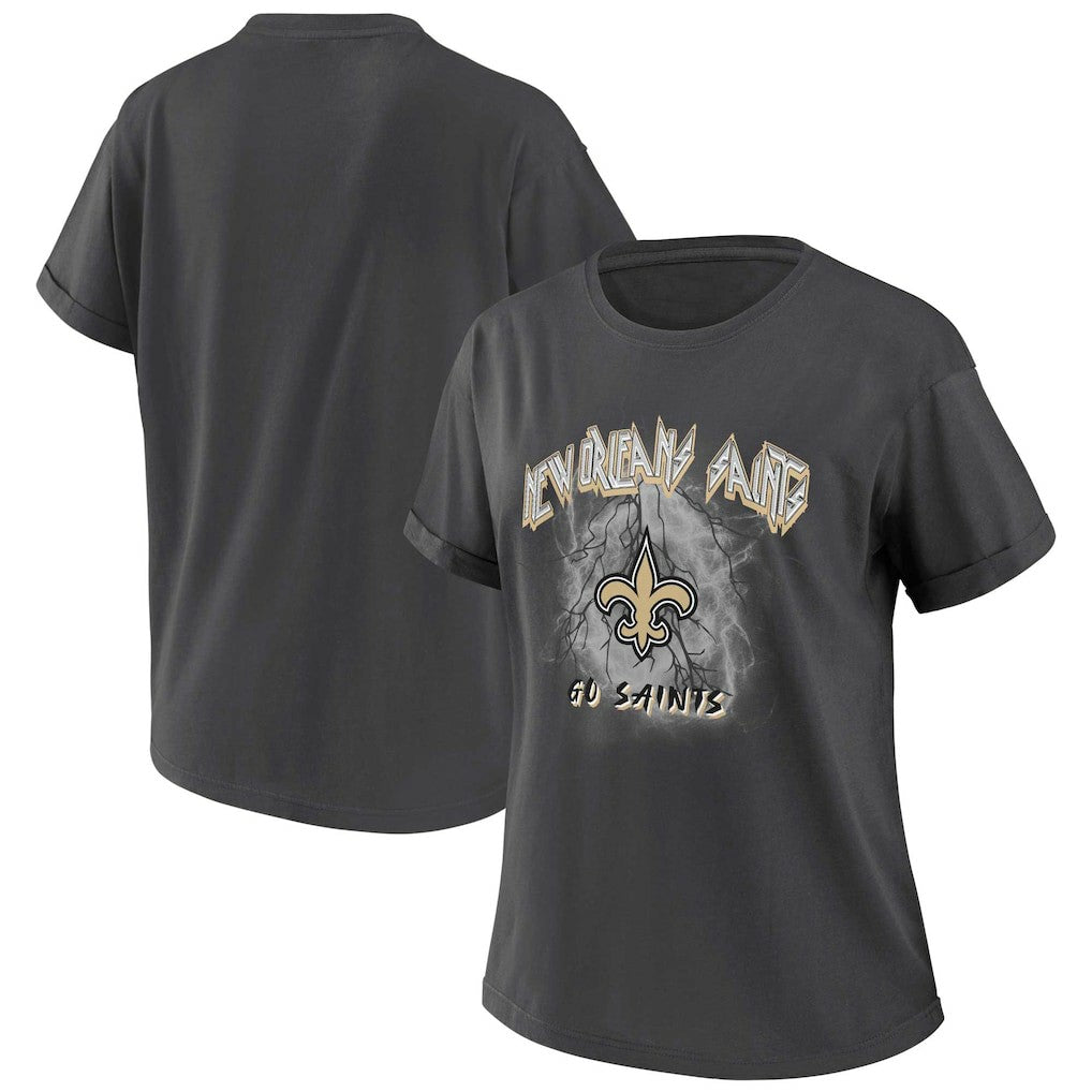 New Orleans Saints  WEAR by Erin Andrews Women's Boyfriend T-Shirt