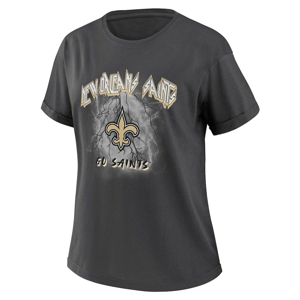 New Orleans Saints  WEAR by Erin Andrews Women's Boyfriend T-Shirt
