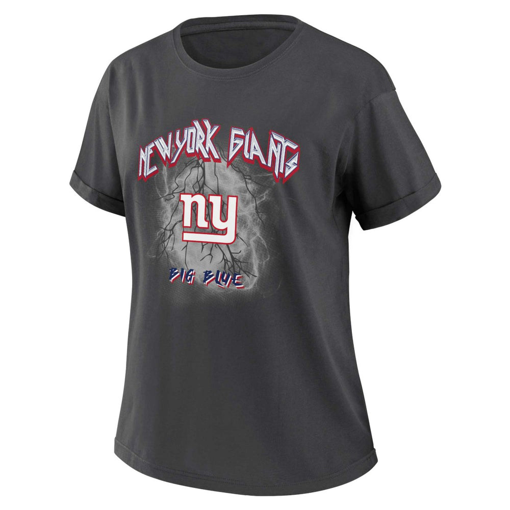 New York Giants  WEAR by Erin Andrews Women's Boyfriend T-Shirt