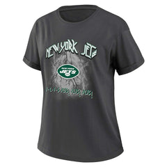 New York Jets  WEAR by Erin Andrews Women's Boyfriend T-Shirt