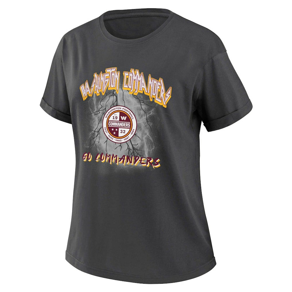Washington Commanders  WEAR by Erin Andrews Women's Boyfriend T-Shirt