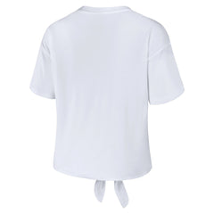 Tennessee Titans  WEAR by Erin Andrews Women's Front Tie Retro T-Shirt