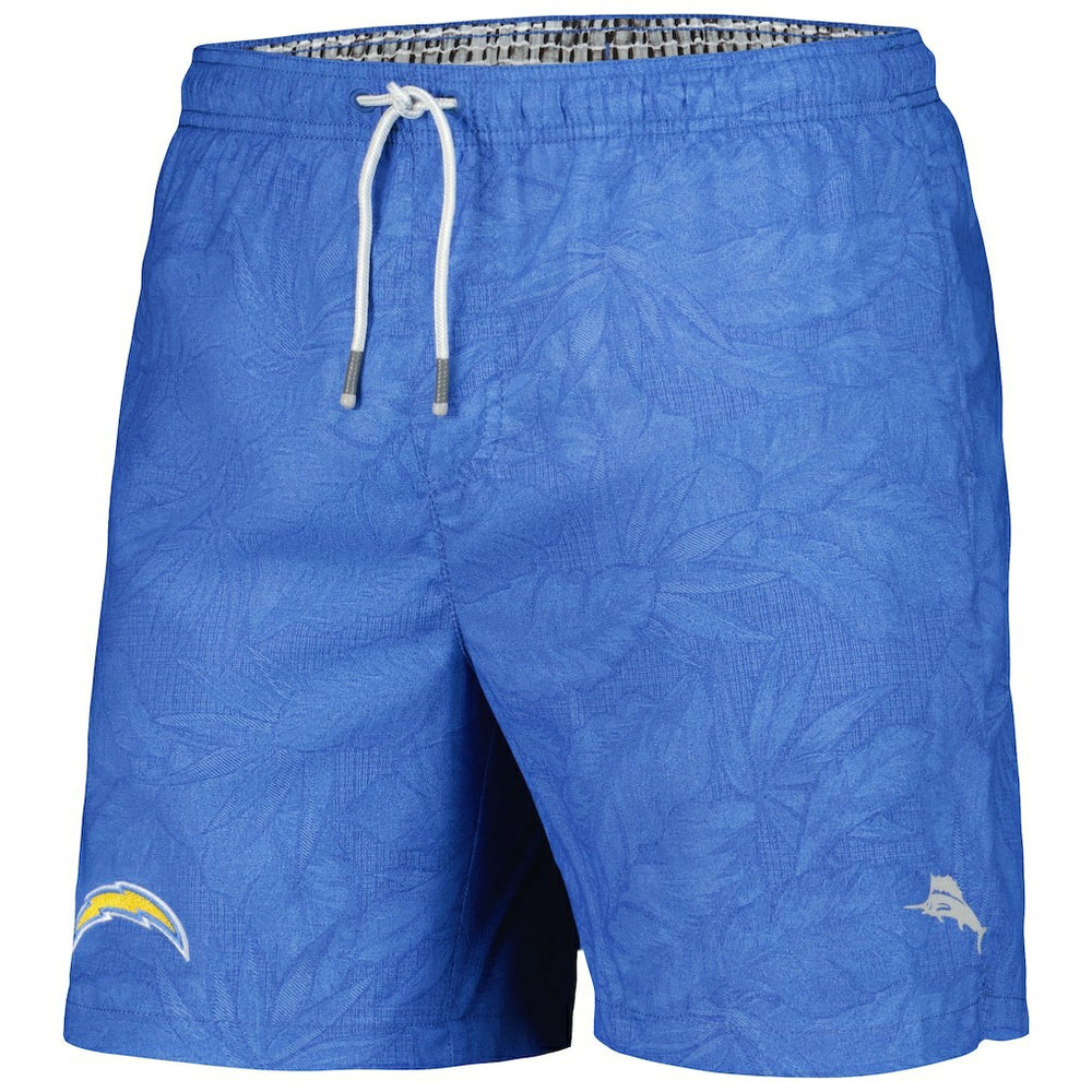 Los Angeles Chargers Tommy Bahama Naples Layered Leaves Swim Shorts