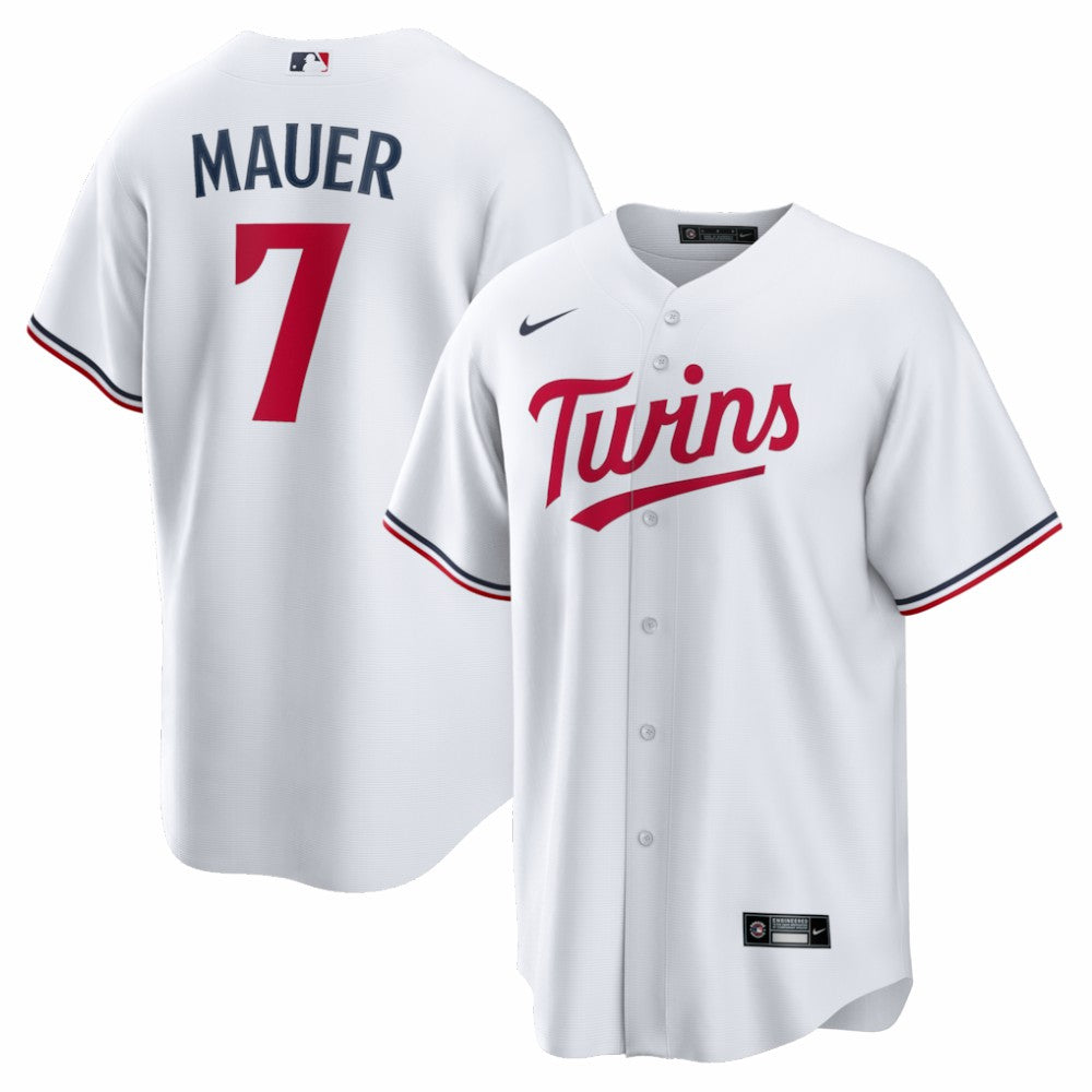 Joe Mauer Minnesota Twins Nike Home Retired Player Replica Jersey | MLB Outlet