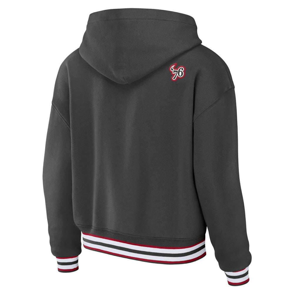 Tampa Bay Buccaneers  WEAR by Erin Andrews Women's Lace-Up Pullover Hoodie