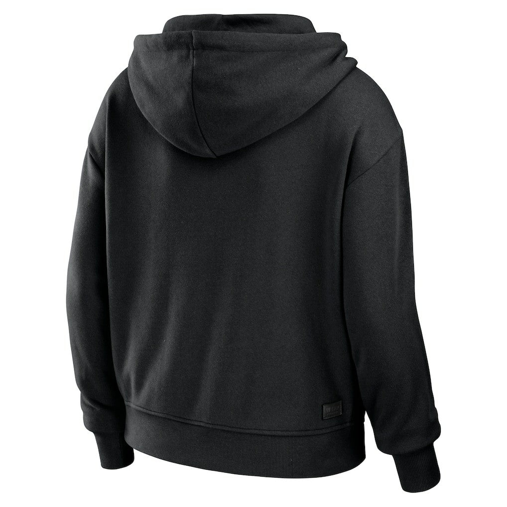 New Orleans Saints  WEAR by Erin Andrews Women's Color Block Light Weight Modest Crop Full-Zip Hoodie