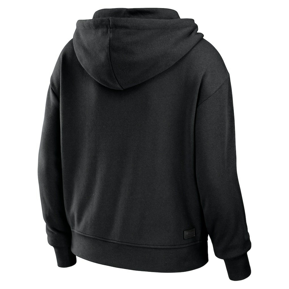 New Orleans Saints  WEAR by Erin Andrews Women's Color Block Light Weight Modest Crop Full-Zip Hoodie