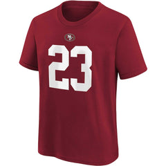 San Francisco 49ers Nike Christian McCaffrey  Youth Player Name & Number T-Shirt
