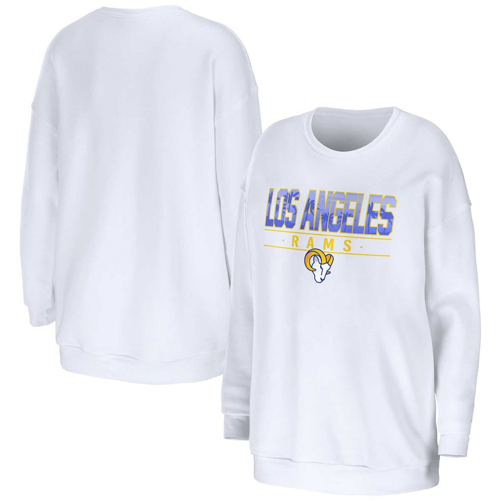 Los Angeles Rams  WEAR by Erin Andrews Women's Domestic Pullover Sweatshirt